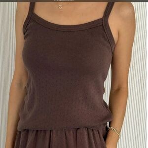 NWT Le Bon Shoppe Pointelle Eve Cami